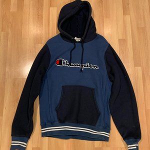 Blue Champion Hoodie Size Medium
